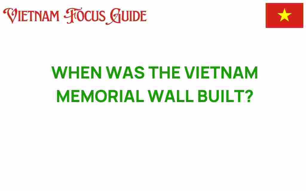 when-was-the-vietnam-memorial-wall-built